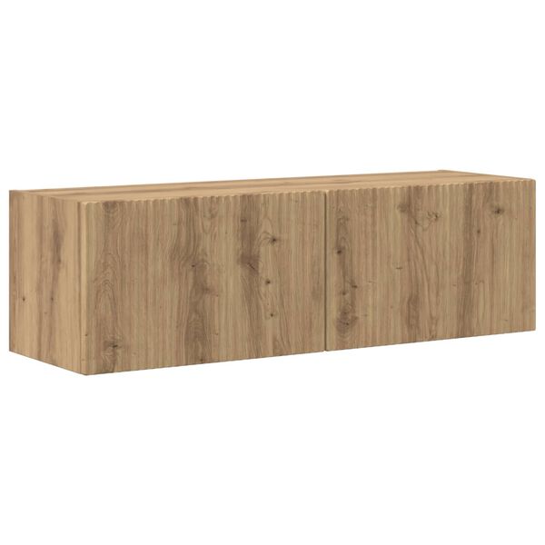 vidaXL TV-Schrankset Wandmontiert 5 pcs Wei&szlig; Holzwerkstoff