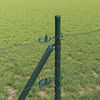 vidaXL Zaunpfosten Grau 50 x 0,6 m (13 mm Maschenweite) Stahl und PVC