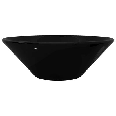 Keramik Waschbecken schwarz rund