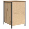 vidaXL Nachttisch 2 pcs Artisan-Eiche 40 x 42 x 60 cm Holzwerkstoff