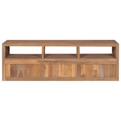 vidaXL TV-Schrank Massivholz Teak Natur 120×30×40 cm