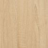 vidaXL Highboard Sonoma-Eiche 69,5x34x180 cm Holzwerkstoff