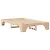 vidaXL Bettrahmen Natur 140 x 190 cm Massives Kiefernholz