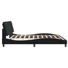 vidaXL Bettgestell ohne Matratze Schwarz 200x200 cm Samt