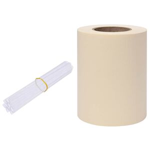 vidaXL Sichtschutzleiste PVC 35 x 0,19 m Creme
