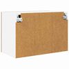 vidaXL H&auml;ngeschrank 2 pcs Artisan-Eiche und Wei&szlig; 60 x 31 x 40 cm