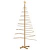 vidaXL Holz Weihnachtsbaum mit St&auml;nder Braun 180 cm Bambus