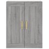 vidaXL Highboard Grau Sonoma 69,5x34x180 cm Holzwerkstoff