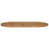 vidaXL Tischplatte 100x50x2,5 cm Oval Massivholz Mango