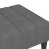 vidaXL Fu&szlig;hocker Hellgrau 78x56x32 cm Stoff