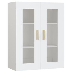 vidaXL H&auml;ngeschrank Wei&szlig; 69,5x34x90 cm