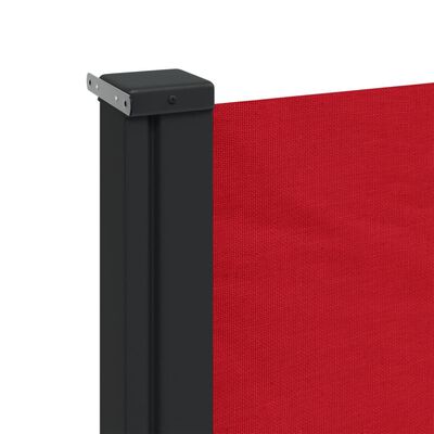 vidaXL Seitenmarkise Ausziehbar Rot 160x300 cm