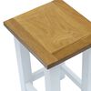 vidaXL Beistelltisch 27x24x37 cm Massivholz Eiche