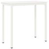 vidaXL Bartisch Wei&szlig; 110 x 55 x 105 cm Massives Kiefernholz