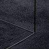vidaXL Teppich OVIEDO Kurzflor Schwarz 80x200 cm