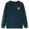 Kinder-Sweatshirt Moosgr&uuml;n 116