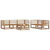 vidaXL Outdoor-Sofagarnitur mit Kissen 6 pcs Natur und Creme
