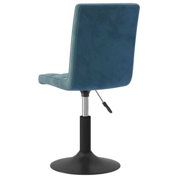 vidaXL Barhocker Blau Samt