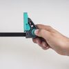 wolfcraft Werktischspanner PRO 65-150-W Schwarz und Gr&uuml;n