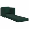 vidaXL Schlafsofa 60cm Dunkelgr&uuml;n Samt