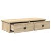 vidaXL Wandregal mit Schubladen Sonoma-Eiche 80x34x17 cm Holzwerkstoff