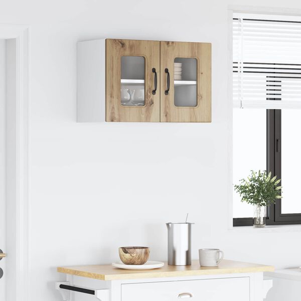 vidaXL K&uuml;chenschrank mit Speicher Kalmar Artisan-Eiche 60 x 31 x 40 cm