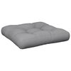 vidaXL Palettenkissen Grau 60x60x12 cm Stoff
