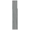 vidaXL Kopfteil mit Ablagen Grau Sonoma 180x19x103,5 cm