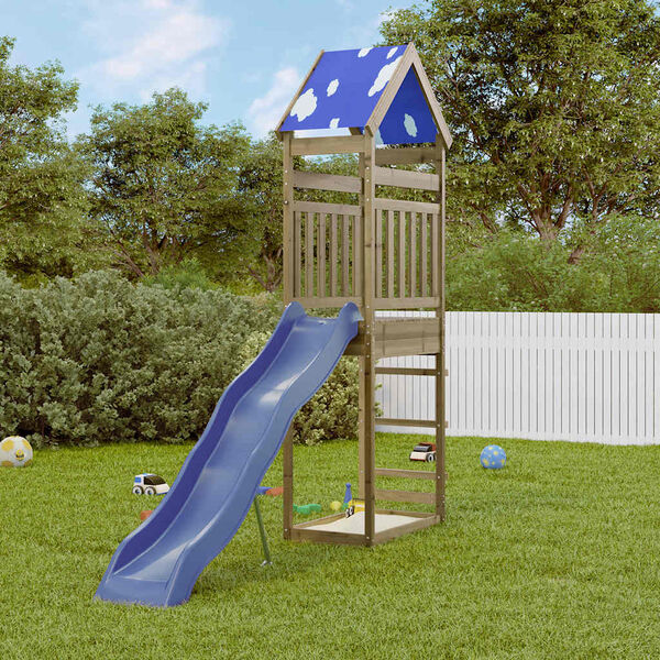 vidaXL Spielturm Impr&auml;gniertes Kiefernholz