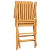vidaXL Gartenst&uuml;hle 4 Stk. Klappbar 61x67x90 cm Massivholz Teak