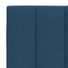 vidaXL Bettgestell ohne Matratze "Hanko" Blau 90x200 cm Stoff