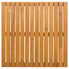 vidaXL Badematte Uni Braun 50 x 50 cm Holz