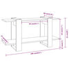 vidaXL B&uuml;cherregal Hochglanz-Wei&szlig; 100x30x51 cm Holzwerkstoff