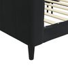 vidaXL Tagesbett Schwarz 90x190 cm Samt