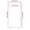 vidaXL Au&szlig;enrollo 80 x 250 cm Cremewei&szlig;