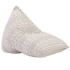 vidaXL Beanbag Hellbraun Stoff Patchwork