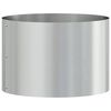 vidaXL Pflanzenring Silber 30 x 30 x 20 cm Verzinkter Stahl