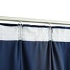 vidaXL Verdunkelungsvorhang mit Haken Samt Dunkelblau 290 x 245 cm