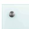 vidaXL K&uuml;chenr&uuml;ckwand 2 pcs Wei&szlig; 100 x 50 cm Geh&auml;rtetes Glas