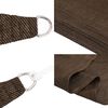 vidaXL Sonnensegel 160 g/m&sup2; Braun 5x8 m HDPE