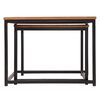 LABEL51 2-tlg. Couchtisch-Set Couple Holz/Schwarz