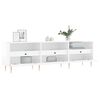 vidaXL TV-Schrank Hochglanz-Wei&szlig; 150x30x44,5 cm Holzwerkstoff