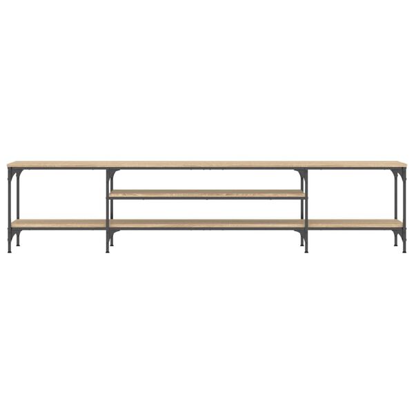 vidaXL TV-Schrank Sonoma-Eiche 201x35x45 cm Holzwerkstoff & Eisen