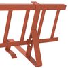 vidaXL Dachschneeschild Rot 800 x 29,5 x 34,5 cm Stahl