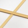 vidaXL Schiebet&uuml;r Golden 102,5x205 cm Matt ESG-Glas und Aluminium