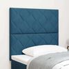 vidaXL Kopfteil mit Kopfteil Dunkelblau 100 cm Samt