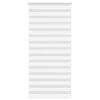 vidaXL Doppelrollo Wei&szlig; 105x200 cm Stoffbreite 100,9 cm Polyester