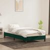 vidaXL Bettgestell ohne Matratze Dunkelgr&uuml;n 90x210 cm Samt