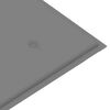 vidaXL 2-Sitzer-Gartenbank mit Auflage 120 cm Grau Eukalyptusholz