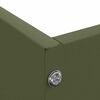 vidaXL Raseneinfassung Olive Gr&uuml;n 60 x 60 x 13 cm Stahl